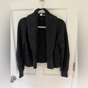 ❄️GAP Dark Gray Shawl Collar Cardigan Size X Small